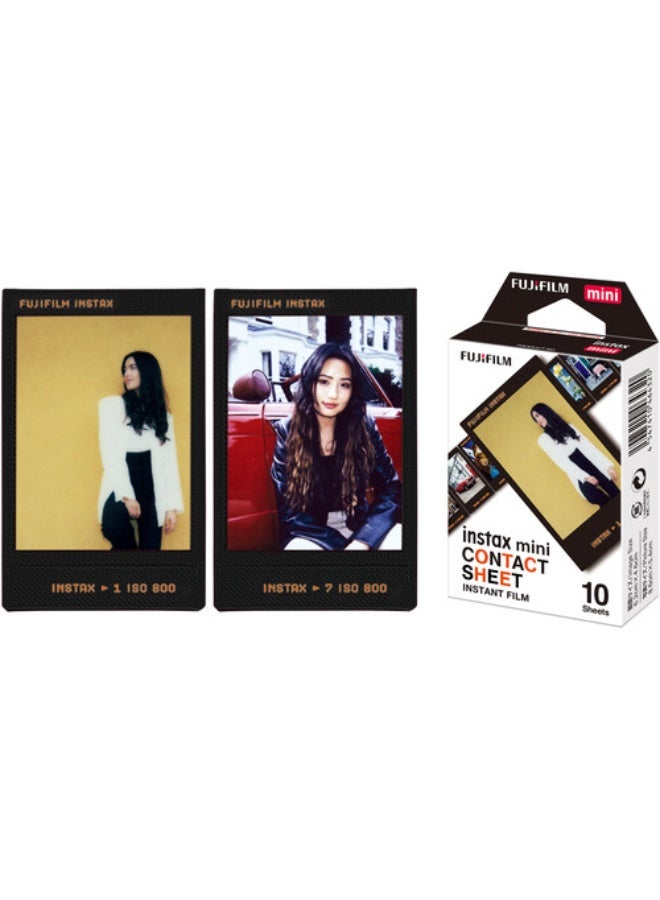 إنستاكس FUJIFILM Instax mini Contact Sheet Film {10 Exposures} - Image 2